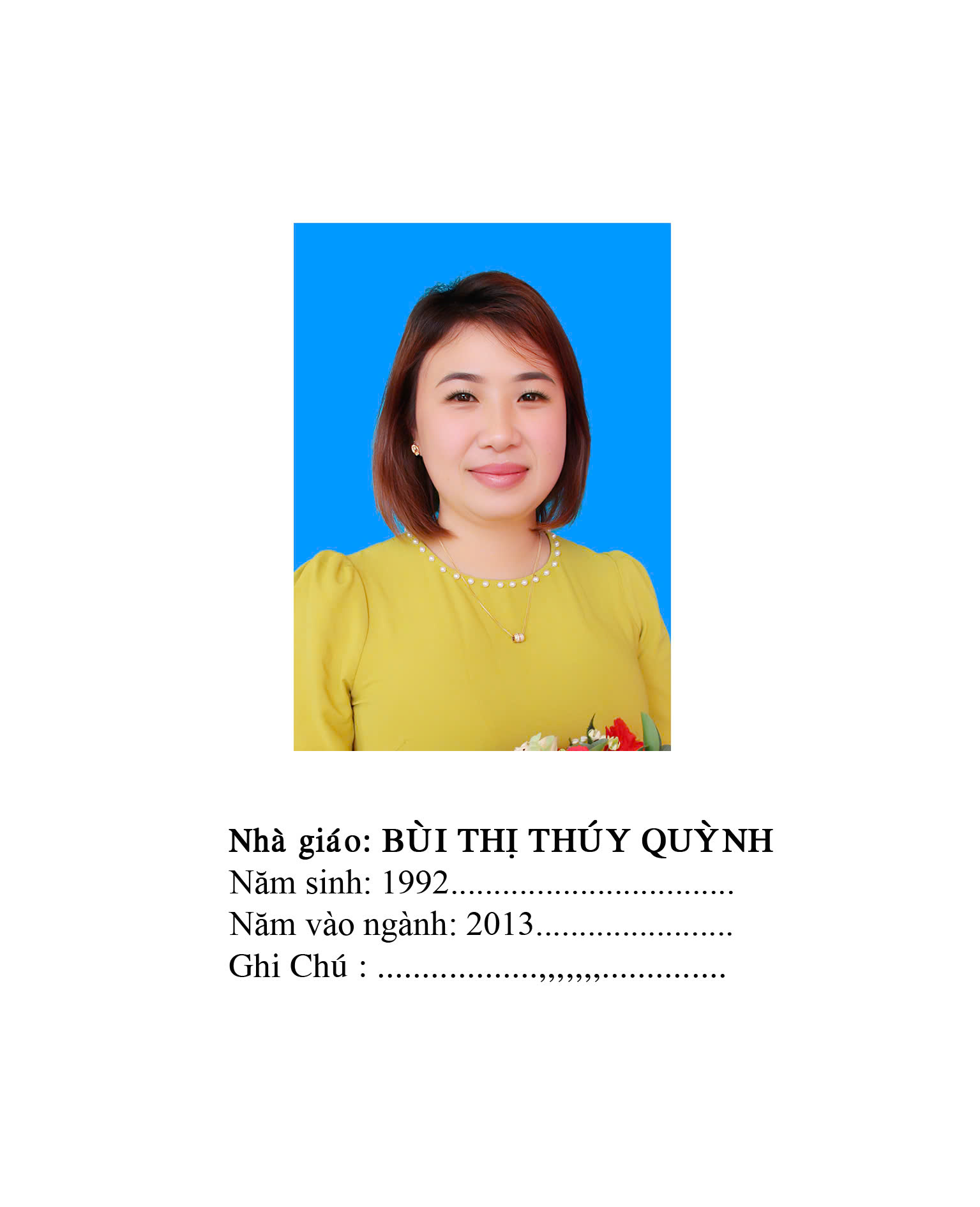 Bùi Thị Thuý Quỳnh