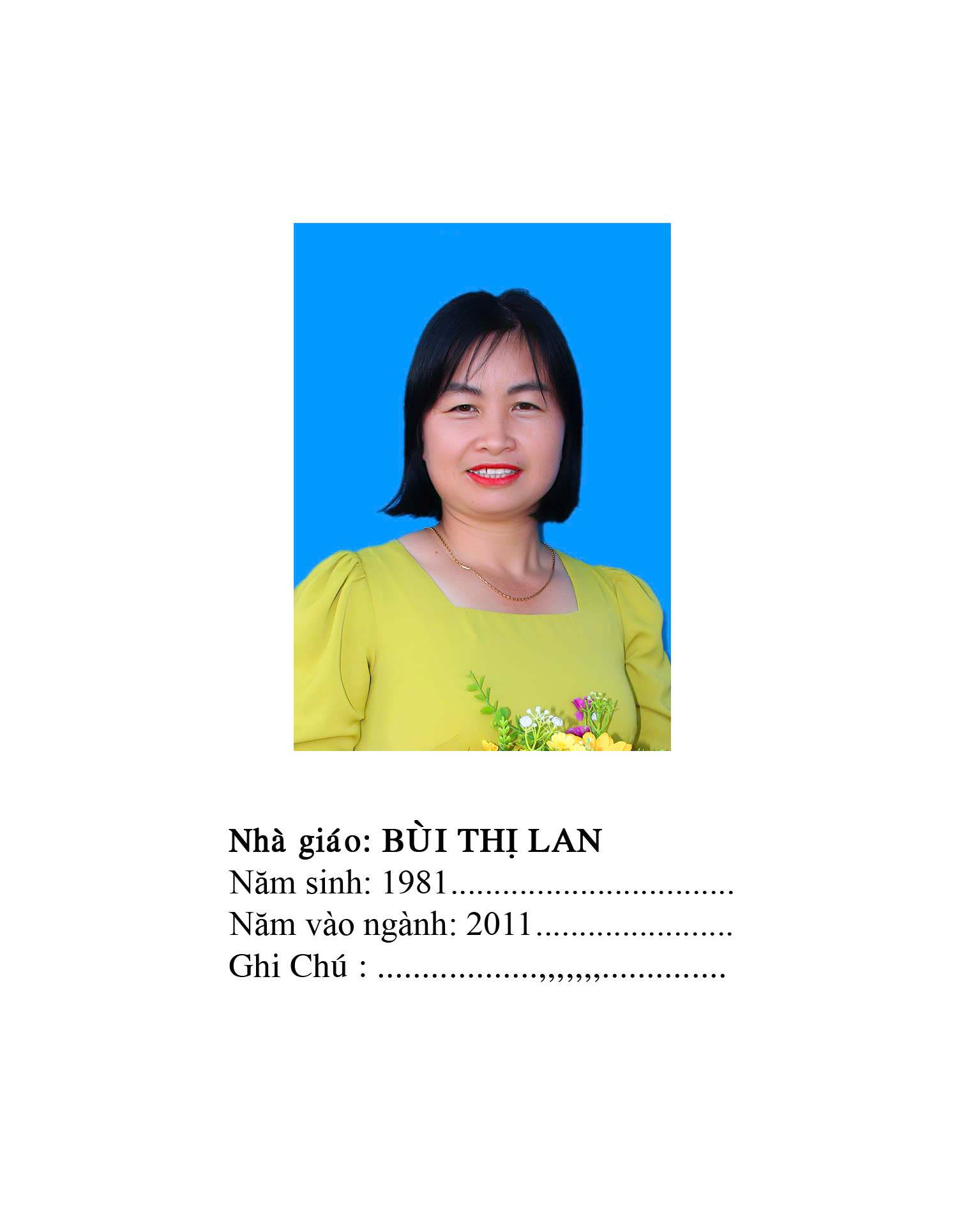 Bùi Thị Lan A